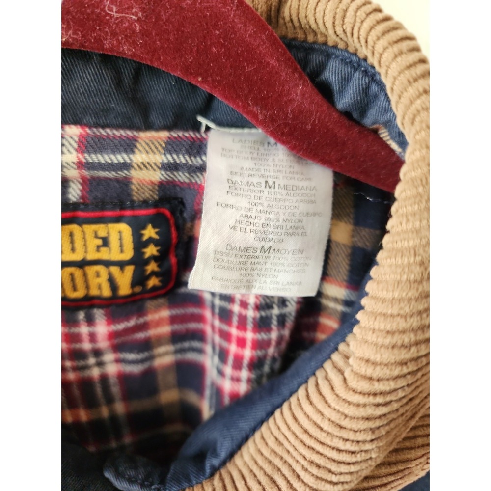 Faded Glory Womens Vintage 90s Chore Barn Coat Three Pocket Farm Plaid Jacket - Picture 6 of 12